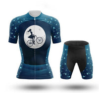 Cute Cat Print Cycling Jersey & Shorts Set Yellow